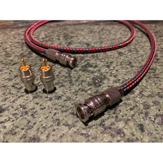 [ 沐耳 ] 75歐姆數位同軸SPDIF訊號線 Canare BNC / RCA + Audioquest經典VDM-X