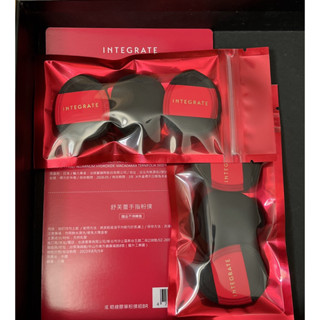 INTEGRATE 櫻特芮 組合搭配拆售 品牌標舒芙蕾手指粉撲3入 迷你美妝蛋 氣墊 粉底液 粉霜 區域性遮瑕 海綿