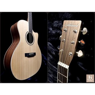 ▶合音樂器行◀ 全新 小改款 Neowood GA-1C 雲杉木合板 GA桶身 缺角 木吉他