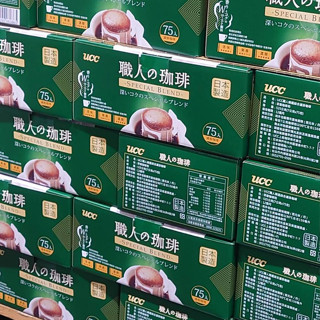 好市多 COSTCO 日本 UCC 黑咖啡 職人精選濾掛式咖啡 箱購 75入 職人 精選 濾掛咖啡 濾掛式 研磨咖啡