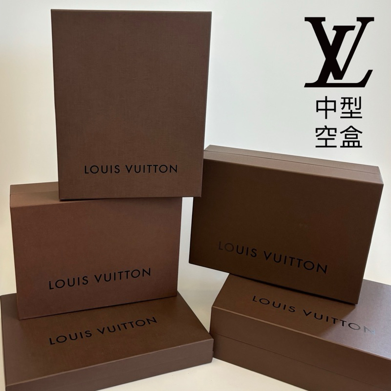 中古品 🔸Louis Vuitton 經典深咖啡色空盒/LV中型空盒 /LV包款空盒/LV禮盒（中型盒）