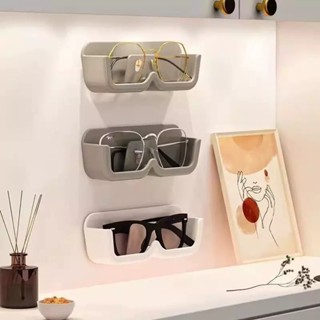 🍁Q.M SHOP🍁十月新款-壁掛眼鏡架 收納盒 眼鏡盒 眼鏡收納盒 必貼眼鏡盒 免打孔眼鏡盒 壁掛眼鏡架 墨鏡 太陽眼