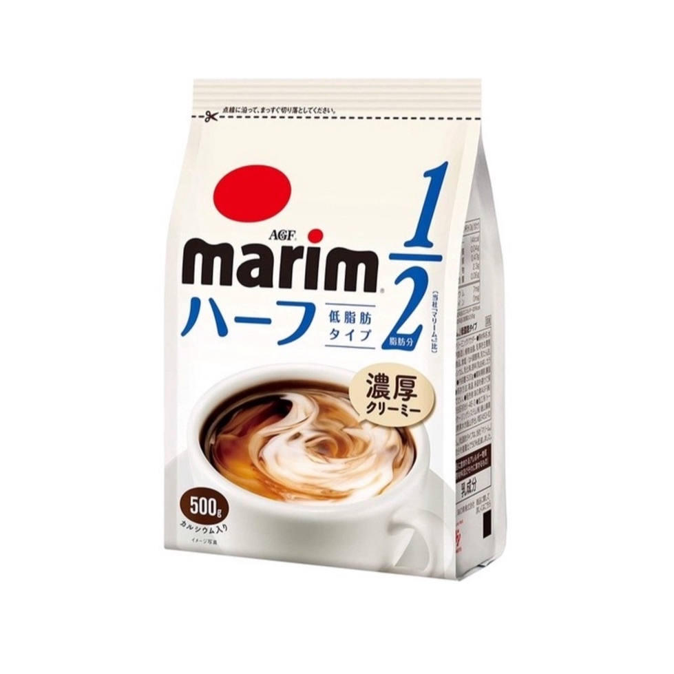 <地方媽媽> 日本AGF marim 1/2低脂肪奶精粉500g