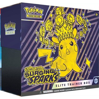 *現貨*美版 國際版(寶可夢 朱&紫 超電突圍 肥包 禮盒)PTCG-SV08 Surging Sparks ETB