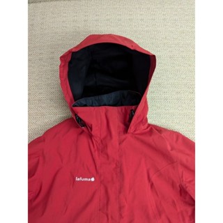 法國戶外品牌 lafuma GORE-TEX 紅色連帽登山外套 防風防水外套 XS S