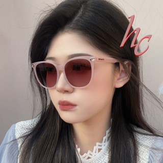 【原廠公司貨】COACH 亞洲版 時尚太陽眼鏡 框面精緻水鑽設計 HC8414BD 583914 粉框漸層鏡片