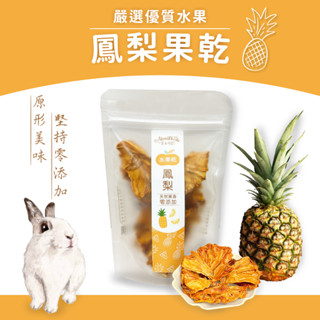 【愛米可緹】鳳梨果乾 兔兔零食 天然無新增 兔兔果乾 天然水果 天竺鼠 龍貓 倉鼠 小寵零食