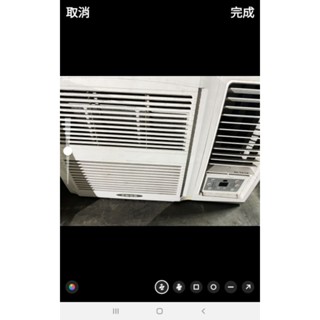 二手中古禾聯1噸右吹窗型冷氣，2.8kw，寬56高37.5深71， 2017年，保固3個月