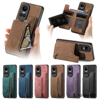 復古拉鏈錢包手機殼適用於OPPO Reno12 Pro手機殼Reno10pro保護套reno11 reno9 8T保護殼
