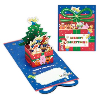 【莫莫日貨】hallmark 日本進口 正版 迪士尼 玩具總動員 燙金立體 聖誕節 耶誕節 聖誕卡 卡片 82859