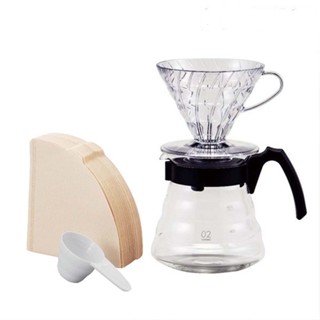 Hario V60 手沖咖啡四件組 100週年紀念濾杯組 百萬組 VCND-02B雲朵壺 日本製