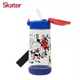 Skater PET吸管水壺(480ml) 機器戰士 吸管水壺 兒童水壺 公司貨 千寶屋