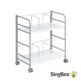 【SingBee 欣美】平斜兩用移動檔案推車 SB-R01(推車 置物櫃 層架 移動櫃 收納櫃)