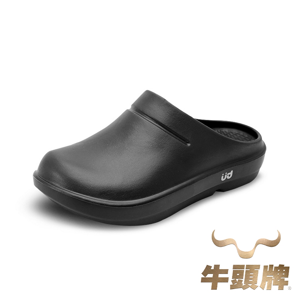 【牛頭牌】土豆三代包鞋拖-黑 土豆星球鞋 牛頭牌拖鞋 台灣製造 前包式拖鞋 穆勒鞋 防水拖鞋 防水鞋 輕量拖鞋