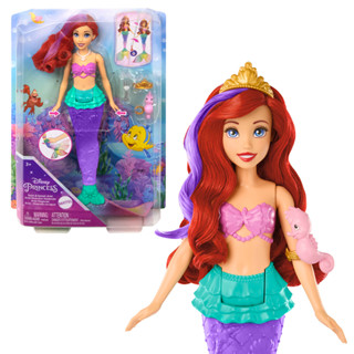 玩具研究中心 現貨 美泰兒 MATTEL 迪士尼公主-愛麗兒公主游泳變身組