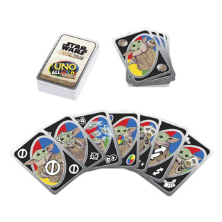 玩具研究中心 現貨 美泰兒 MATTEL UNO All Wild 全萬用卡牌遊戲卡-尤達寶寶