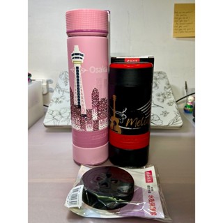 <<全新免運>>太和工房 保溫瓶(粉)480ml/咖啡杯(限定版)380ml+保護套