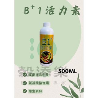 《穀添樂》B1+活力素 500ML/現貨/促進根系生長 維生素B1 育苗分株 /花卉園藝 瓜果葉菜 果樹 /植物營養液