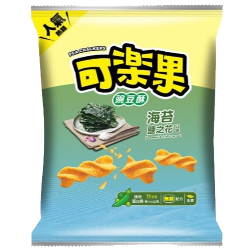 森吉小舖 可樂果 海苔鹽之花 豌豆酥 碗豆酥 48g