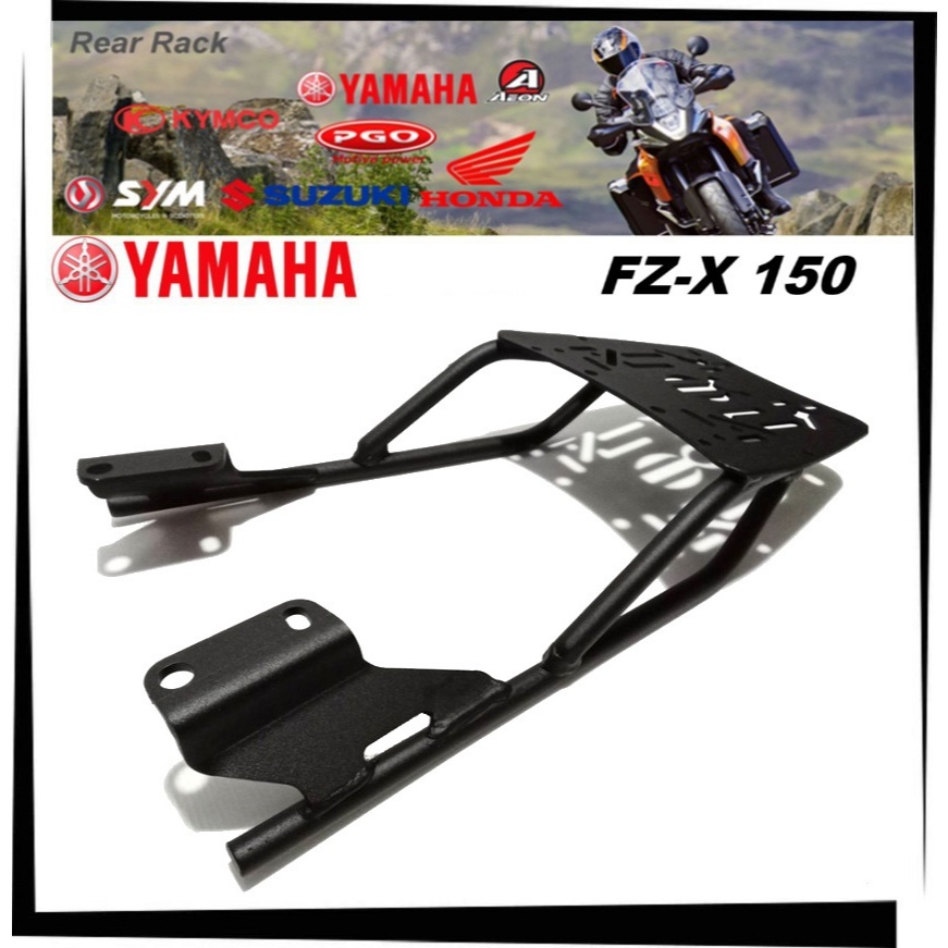 【TL機車雜貨店】YAMAHA山葉 FZX150/FZX  16mm強化實心後鐵架 後架 後箱架 行李箱架 外送架
