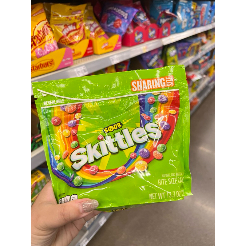 【耐心代購】Sour Skittles 彩虹酸酸糖 彩虹糖 酸酸糖 糖果  大包裝 美國代購 代購