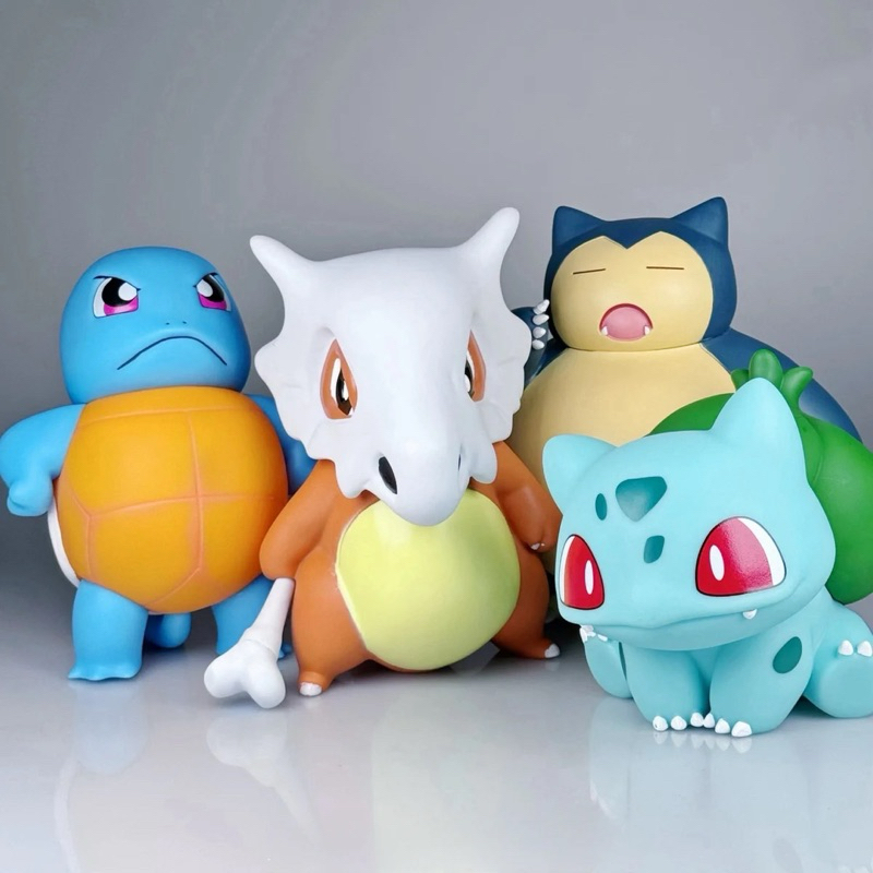 寶可夢 神奇寶貝 20cm 傑尼龜 傲嬌傑尼龜 妙蛙種子 卡比獸 嘎啦嘎啦卡拉卡拉 擺件玩具周邊動漫禮物手辦擺件裝飾公仔