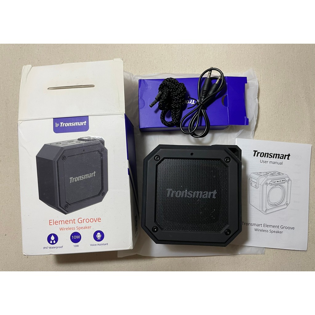 二手Tronsmart Element Groove防水藍牙喇叭 黑