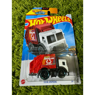 風火輪 Hot Wheels 24P 24Q Q車 資源回收車 TOTAL DISPOSAL