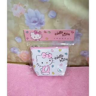 正版 三麗鷗 hello kitty 仿皮革 鎖圈零錢包 零錢包 錢包 硬幣收納包 G5