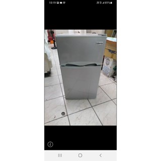 一級能效，2019年～二手中古東元100公升冰箱，型號R1001N，2019年，保固3個月