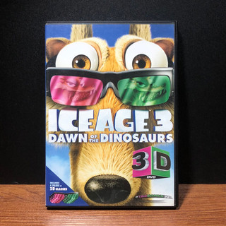 ◤3D限定版 DVD動畫《冰原歷險記3：恐龍現身 3D 》Dawn of the Dinosaurs 中/英/粵語
