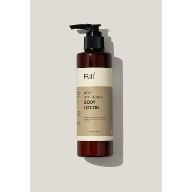 聊聊免運Rill® 保加利亞玫瑰抗老保濕身體乳液 200ml Rose Anti-Aging Body Lotion