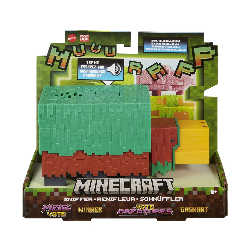 Mattel Minecraft 經典角色模型 - 嗅探獸 正版 麥塊