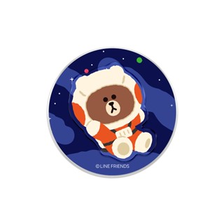 【TOYSELECT】LINE FRIENDS經典-太空裝熊大MagSafe氣囊支架