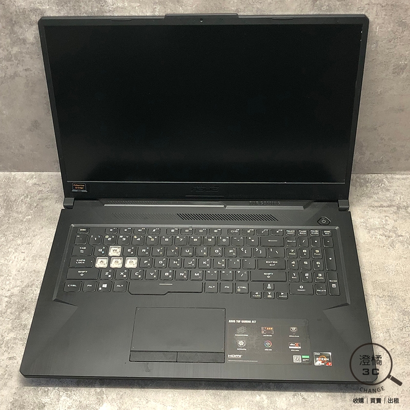 ASUS FA706 TUFGAMING A17 R7-4800H/16G/512SSD/1660TI A72383