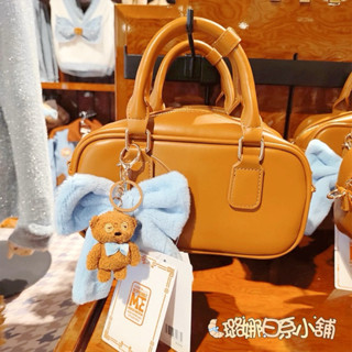 北京環球影城🌍小小兵Tim熊皮質手提包 斜揹包 提姆熊包包 miumiu風 保齡球包 可愛 Minions Bob的熊