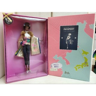 Ayako Jones 收藏型芭比 Byron Lars 護照系列金標 限量 2009 年 Mattel N6614