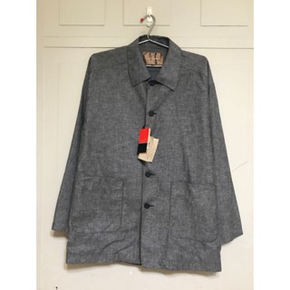 pierre cardin(胸寬約66公分 ) – Big&Tall 大尺碼 男裝 灰色 卡其 外套 L號 9成新二手