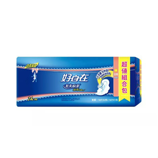 好自在乾爽瞬潔絲薄/ 日用24cm/ 18片2入+16片1入