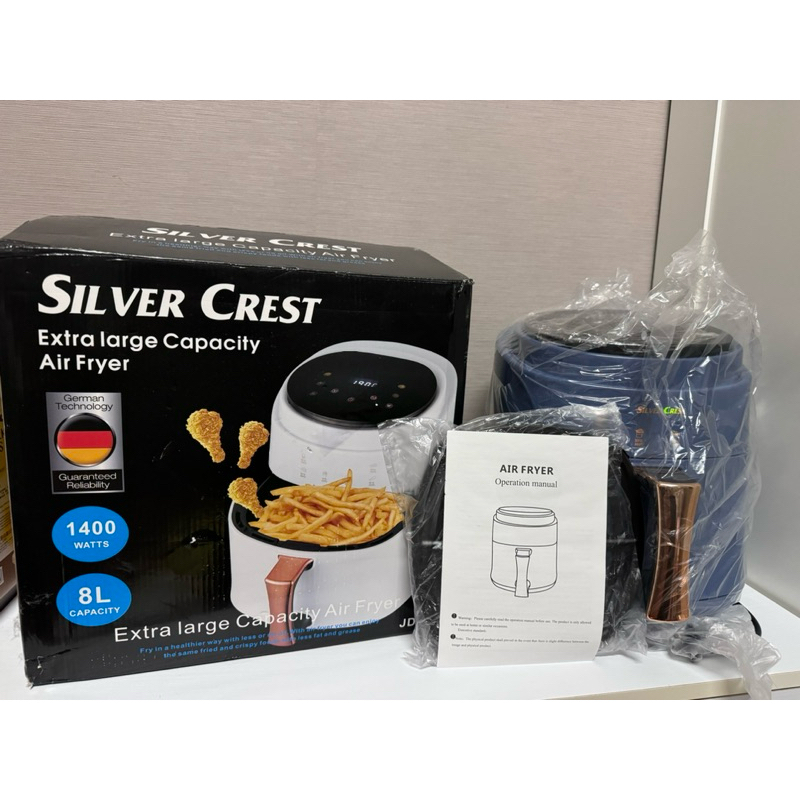 《全新未用》｜SILVER CREST AIR FRYER空氣氣炸鍋 8L 觸屏氣炸鍋 全新未使用