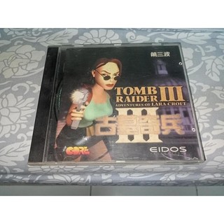 正版電腦遊戲 -- 古墓奇兵3代 (含封面(說明手冊) (英文版動作遊戲)