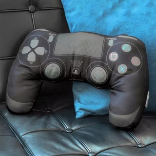 【Paladone UK】PlayStation PS4 SONY索尼 PS4DUALSHOCK4遊戲手把造型抱枕 -黑