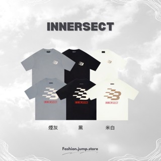 【FJstore】三生萬物 Innersect 2024新款 後背賽車logo款 短T 短踢 寬鬆 圓領 短袖上衣 情侶