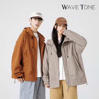 WAVE TONE〖防風防水 男女同款 5色〗防風防潑水透氣外套 恆溫保暖外套防水外套薄款連帽防風外套『JK90』
