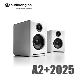 【Audioengine 台灣】A2+ 2025升級版 主動式立體聲藍牙書架喇叭-白色