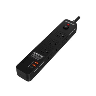 《ADAMOUTDOOR》家用款4開6插30WPD 延長線1.8M 【海怪野行】R31020 延長插座電源 USB