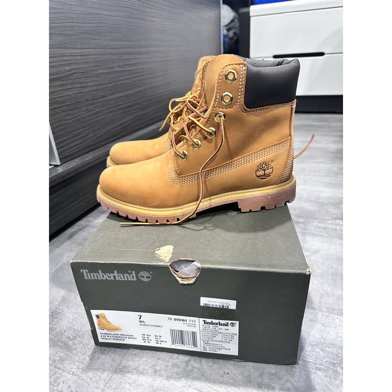 Timberland 經典款防水黃靴 專櫃全新品 不是好市多（可小議）