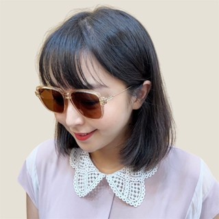 K&J 閃亮服飾 太陽眼鏡透明鏡框 墨鏡 方框 時尚太陽眼鏡 高階 偏光鏡 專櫃貨