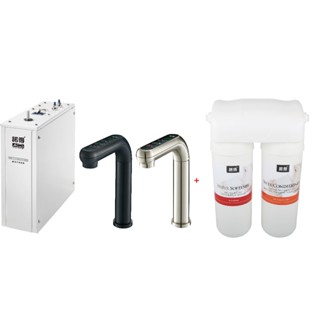 【NEXWATER 諾得】廚下型雙溫加熱器淨水器組 NEX-760BN/BK+24.2.381-500A