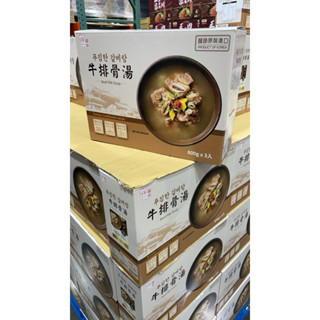 第四賣場有拆賣韓味不二牛排骨湯800公克×3包#148799